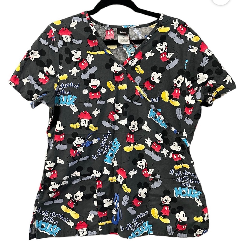 Disney Licensed Womens Top/ScrubTop M